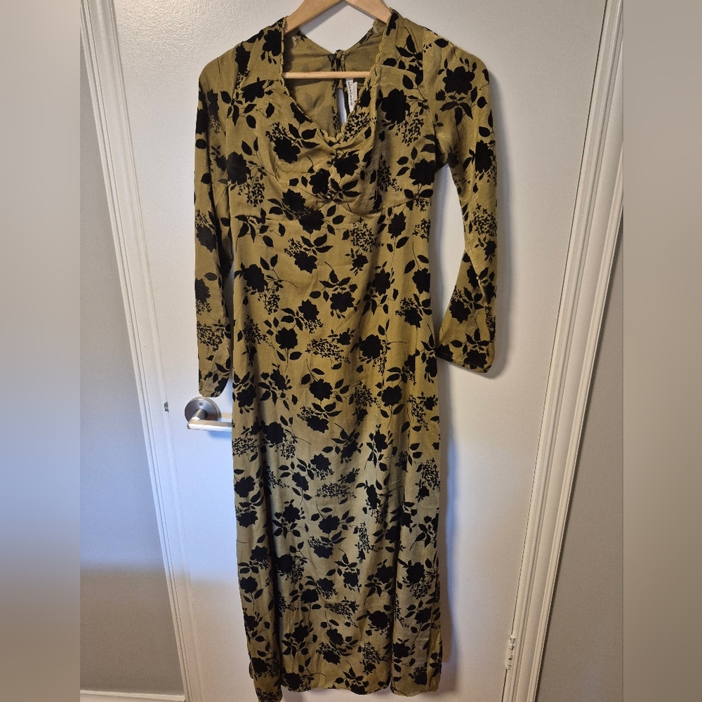Black & Green/Gold Dress